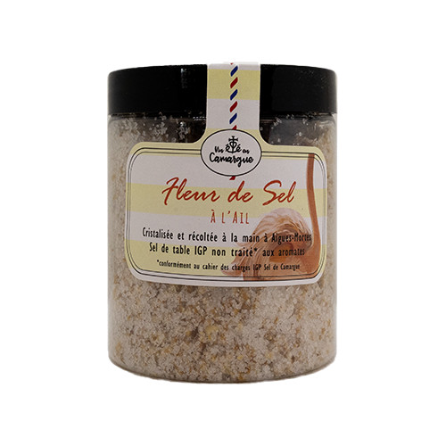 Fleur de sel à l'ail - 200g