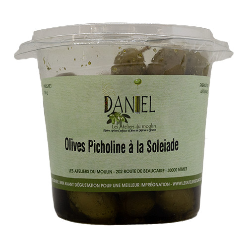 Olives vertes à la Soléïade - 240g