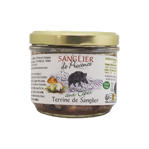 Terrine de Sanglier aux cèpes - 180g
