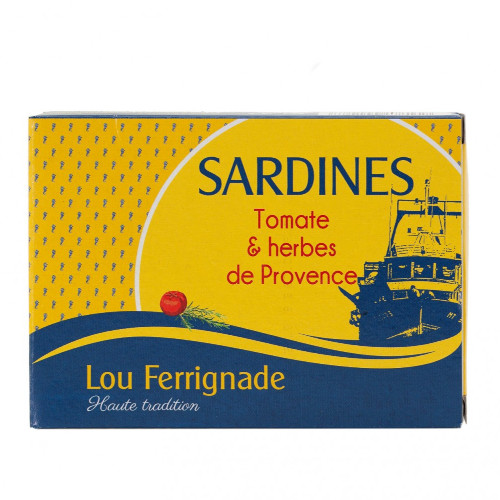 Sardines à la tomates et herbes de Provence - 115g