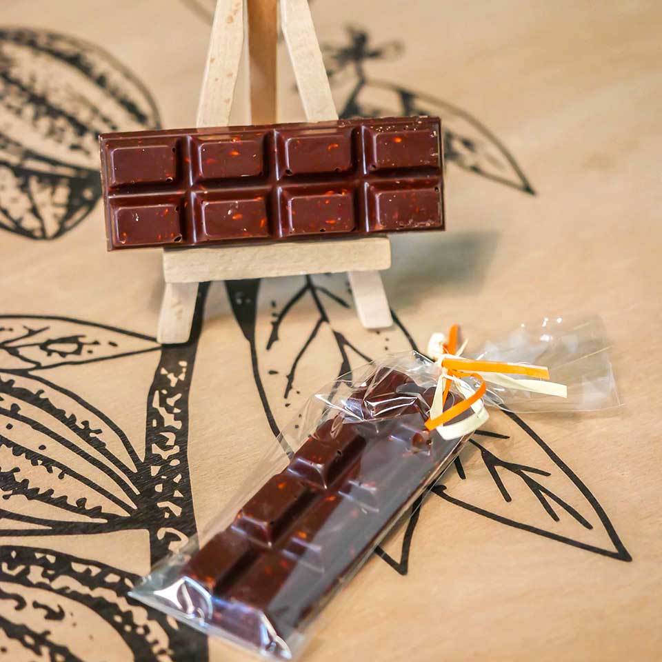 Barre de Chocolat sésame soufflé - 20g