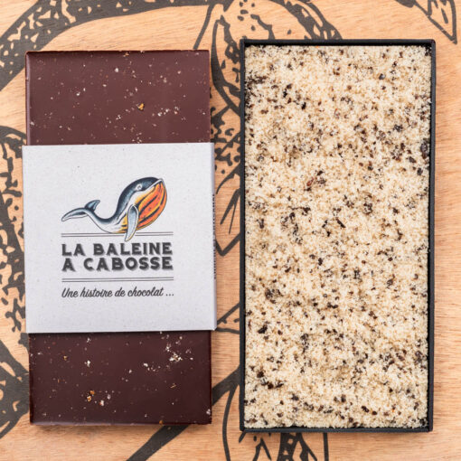 Chocolat noir 76% et Sel Vanillé de Mayotte - 80g