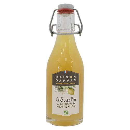 Sirop bio au citron - 25cl