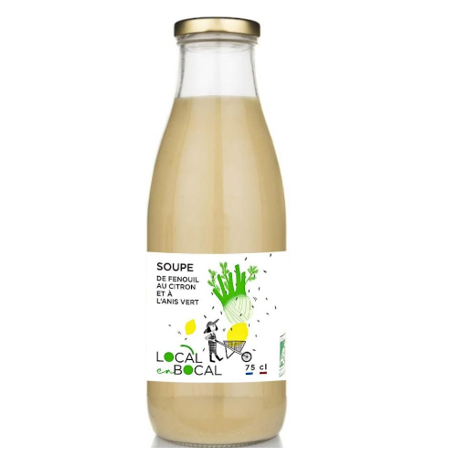 Soupe de fenouil au citron et à l'anis vert Bio
